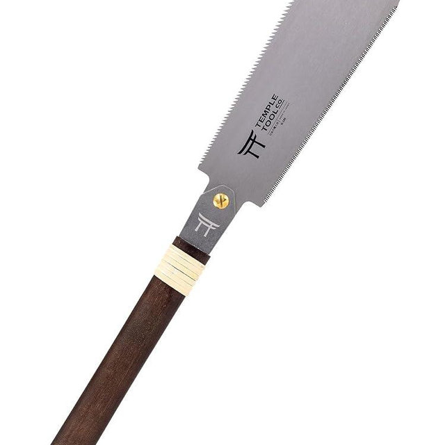Japanese Pull Saw - 7 Ryoba Hand Saw with Rip-cut and Crosscut - for Dovetails, Tenons, Joinery, Cutting Boards to Length & Width- Temple Tool Co.