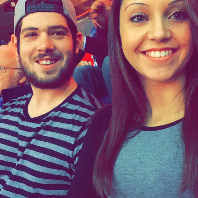 2015 - Doing one of our favorite pre-pandemic things: cheering on our favorite NBA team. Go Spurs!