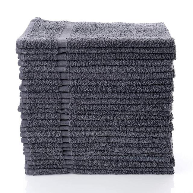 Simpli-Magic 79250 Gray Hand Towels, 16"x27", 12 Pack