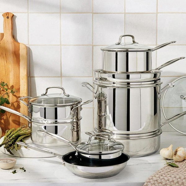 Cuisinart Chef's Classic 14-Piece Stainless Steel Cookware Set