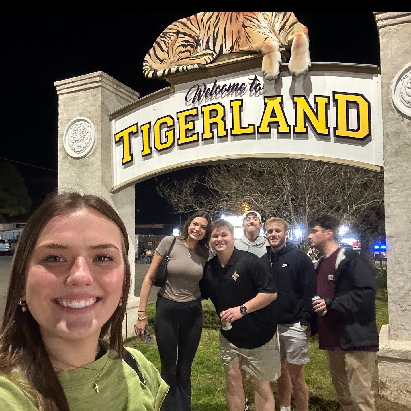Tigerland as a crew for the last time in college!