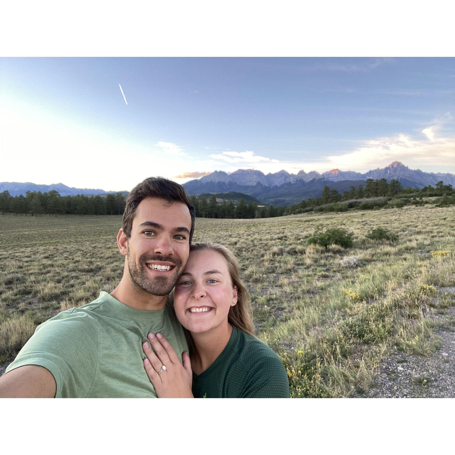 8/17/24- Our engagement at sunrise in Ridgway, CO