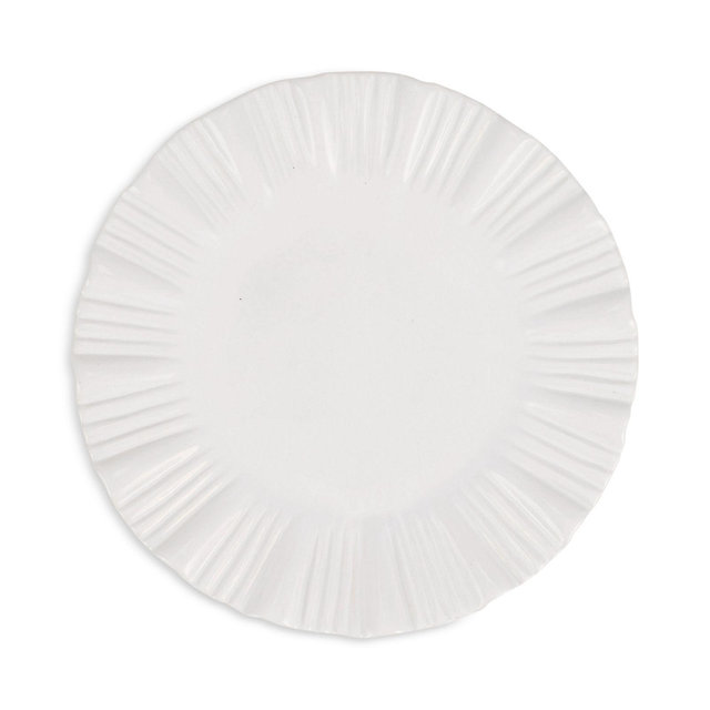 VIETRI Bari White Small Round Platter
