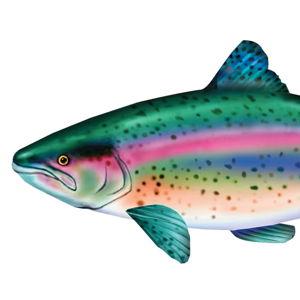 Bass Pro Shops Giant Stuffed Rainbow Trout for Kids