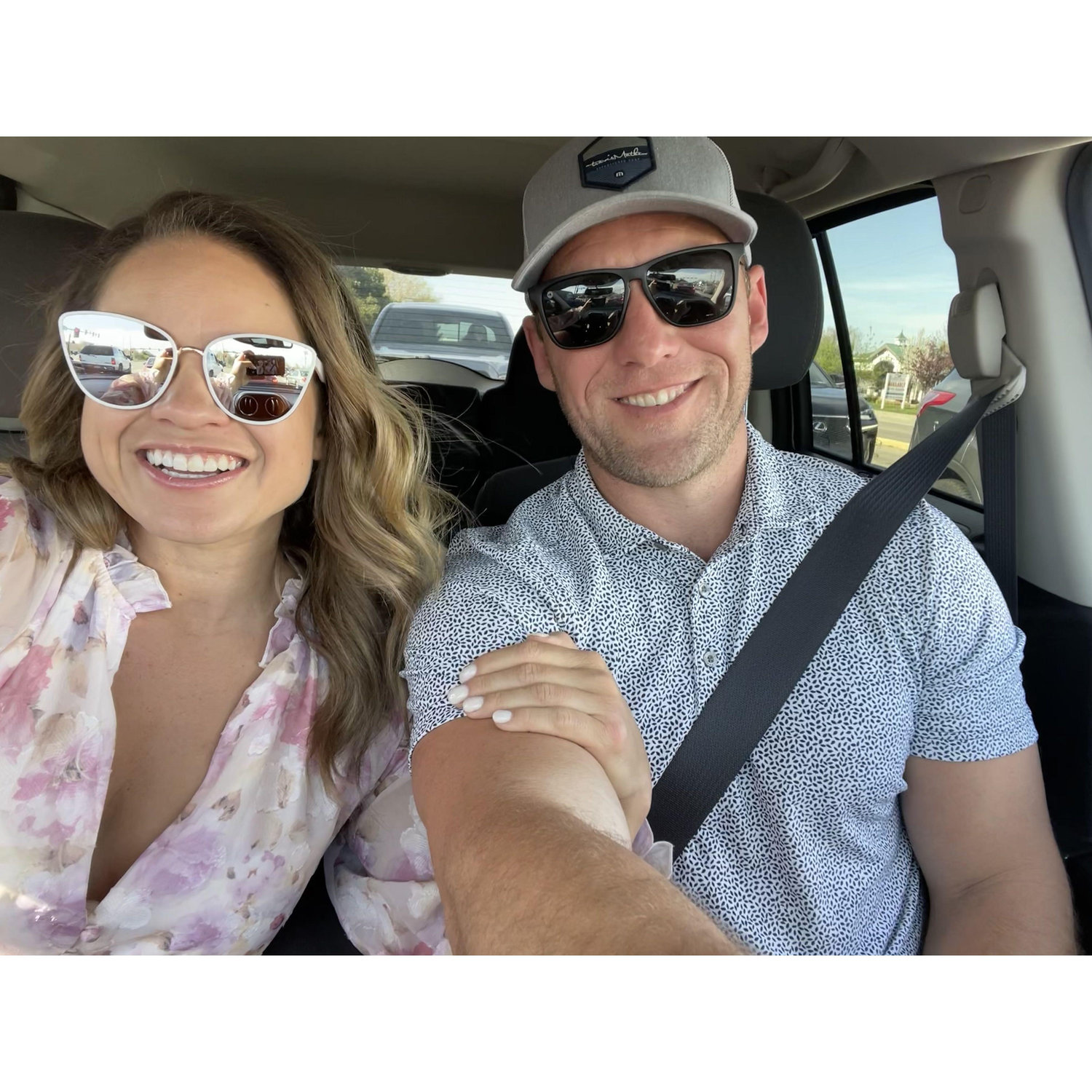 On our way to meet Bev for the first time!