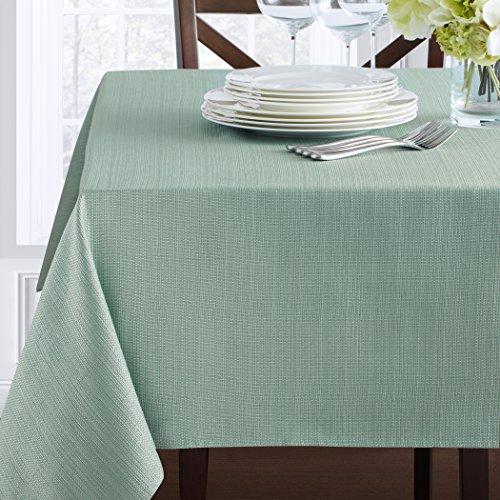Benson Mills Textured Fabric Tablecloth (60" x 84" Rectangular, Topaz)