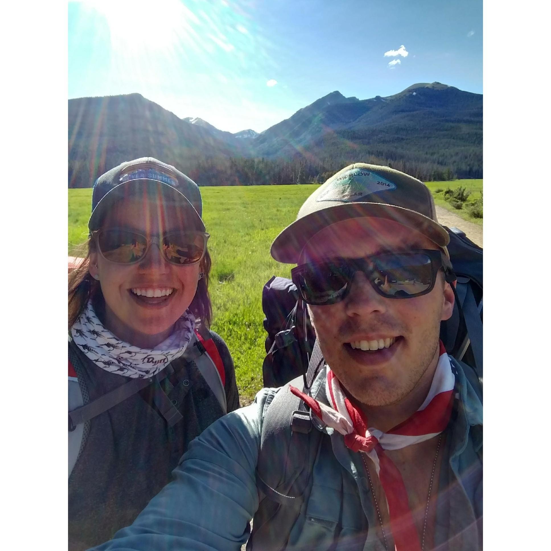 The trip that started our favorite tradition– exploring a place in the US we've never been every 4th of July. Here, Estes Park Colorado just before getting lost on the trek to the summit of Mt. Ida.