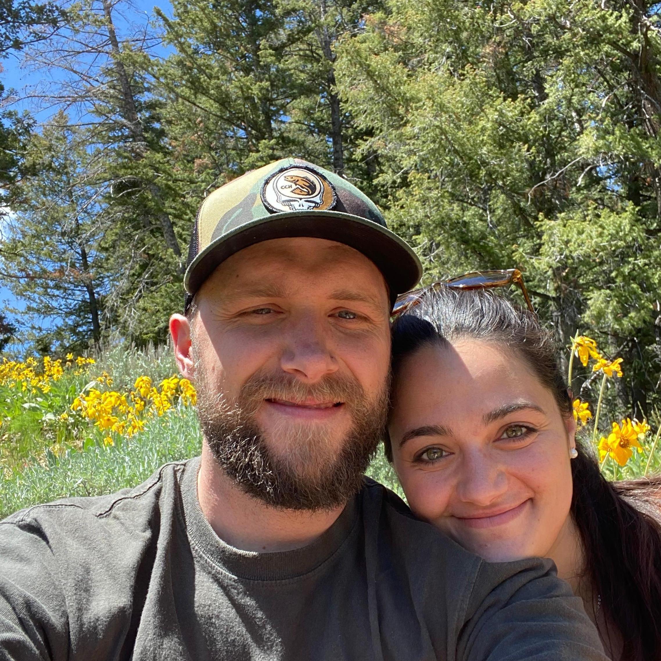 Right after we got engaged in Sun Valley, ID! 2021