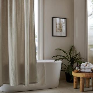 Organic Cloud Cotton Shower Curtain