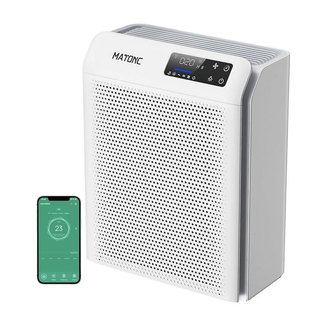 Air Purifier for Home Large Rooms Cover Up to 3500 Ft², Powerful HEPA Air Purifier with WiFi APP Control, (PM2.5) AQI Display,Sleep Mode and Auto Mode, HEPA Air Cleaner for Pets Hair,Dust,Pollen