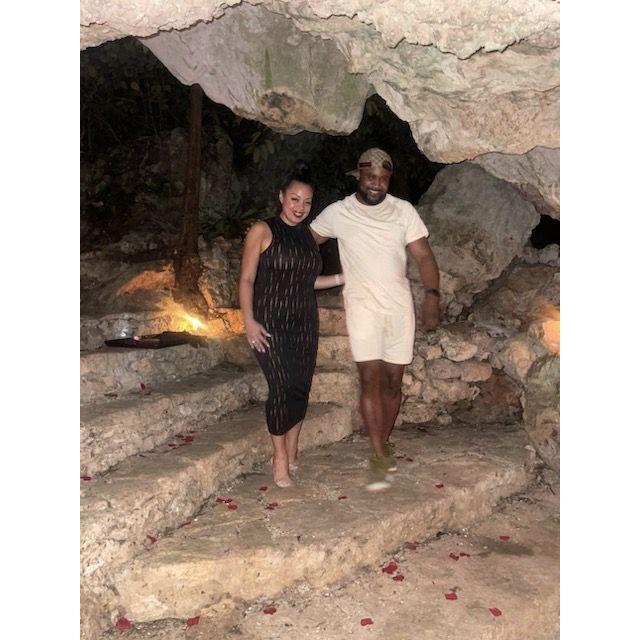 Dinner in a Mexican cave