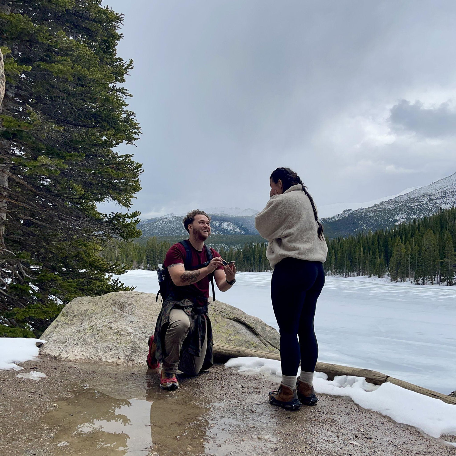 When he proposed!