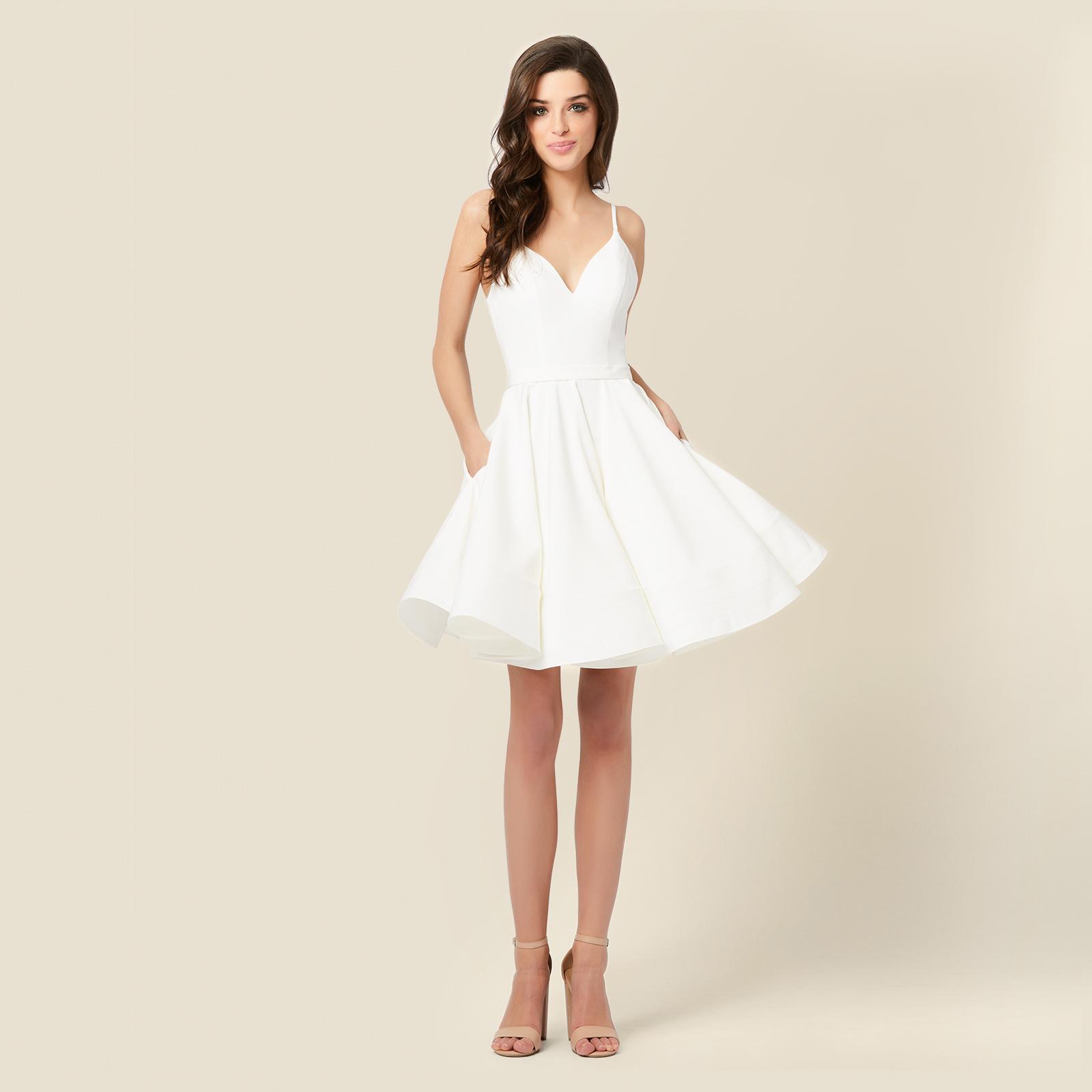 sweetheart neckline fit and flare dress