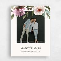 Beige Wedding Thank You - Windsong Photo