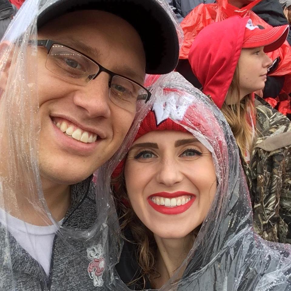 Rain or shine, we love our Badgers.