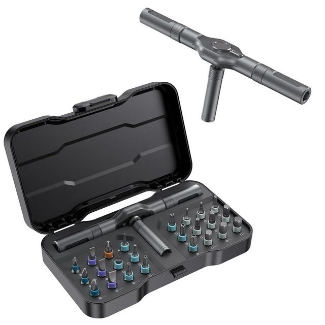 24 in 1 Magnetic Screwdriver Set, DIY Ratchet Mini Screwdriver Set, Removable self-assembly Precision Screwdriver kit, Magnetic DIY Precision Tool kit for PC Mobile Watch Bicycle