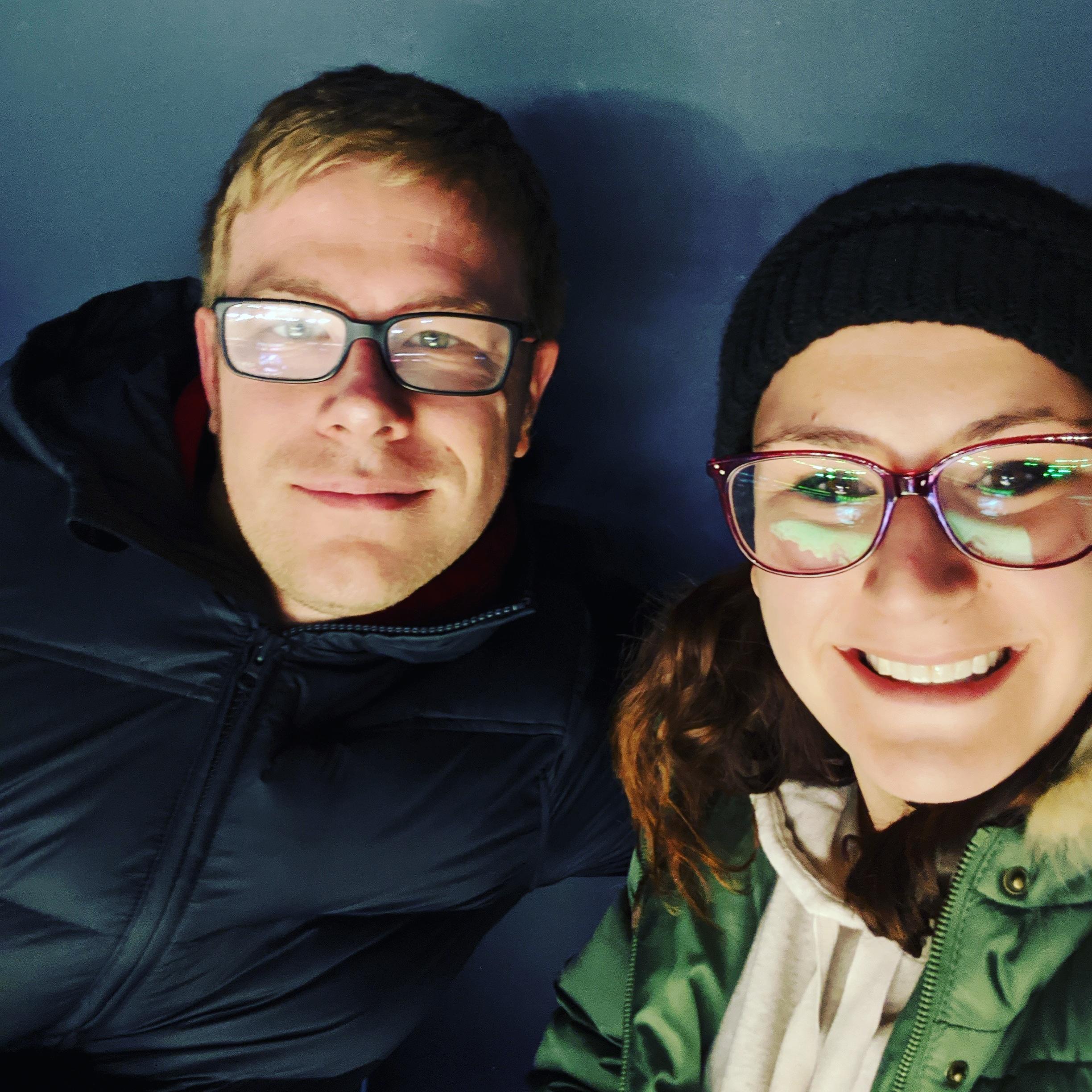 Our first NHL hockey game together - Buffalo 12.31.2019