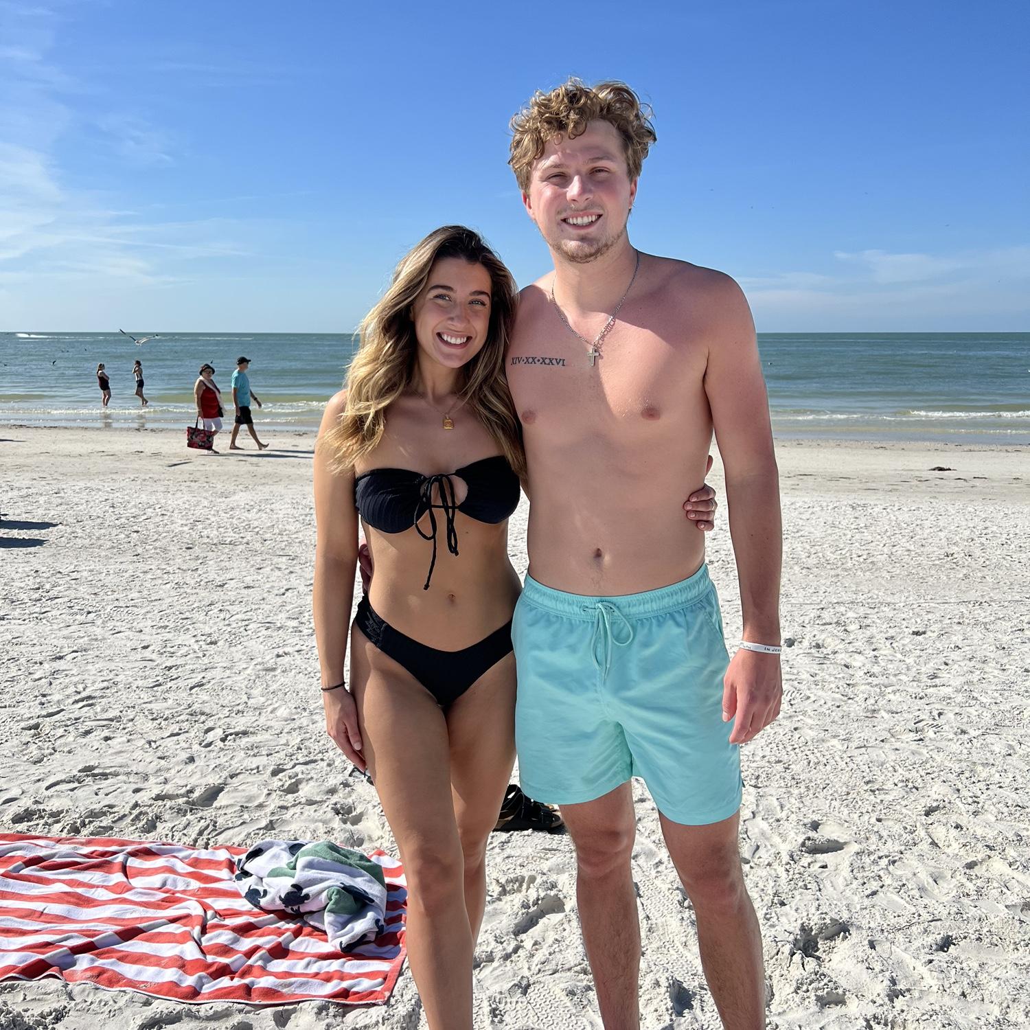 Our first out of state trip together with Collin's family in Clearwater, FL!