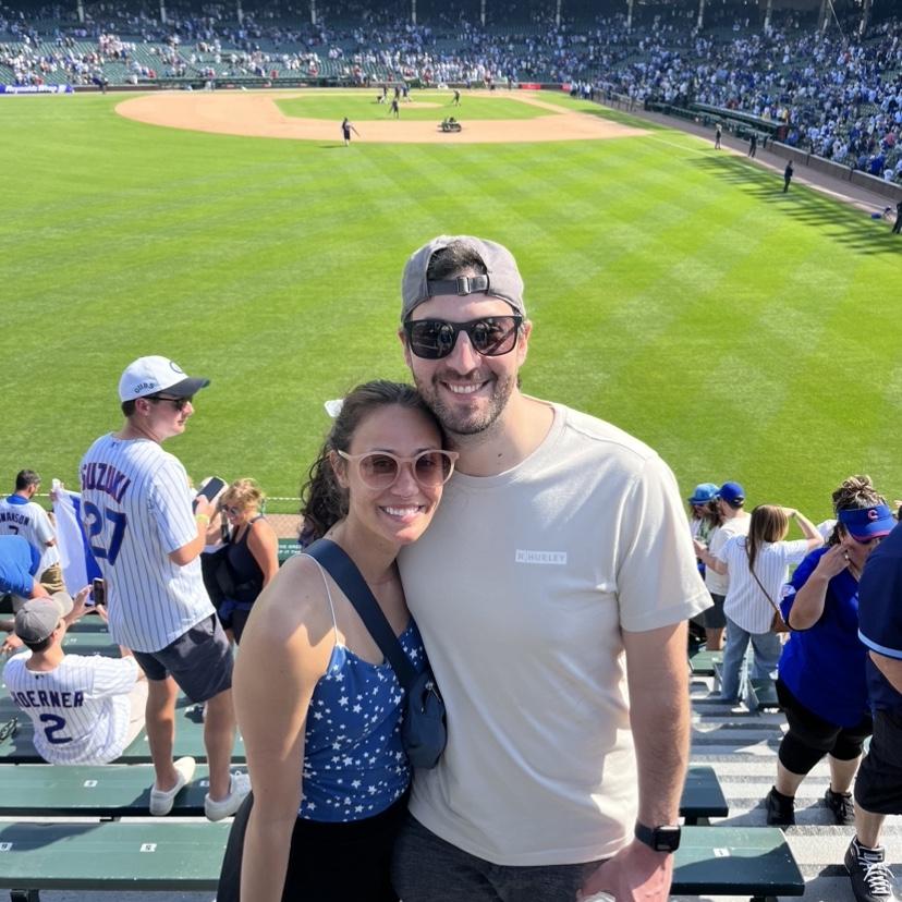 Big sports fans! Go cubs!