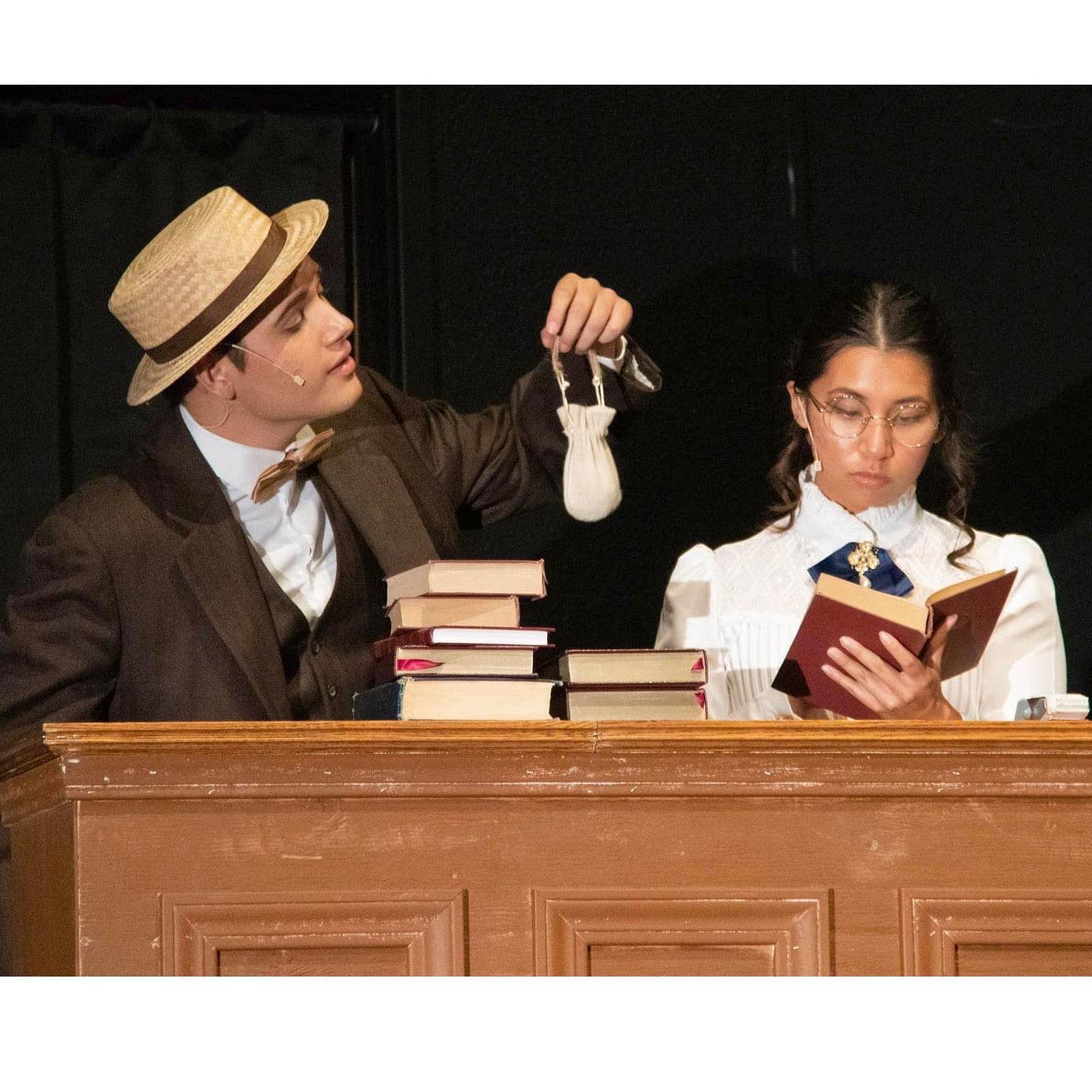 2021 - playing Harold and Marian in The Music Man! Micah's first and last musical to Mikaela's joy and dismay