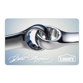 Lowe's Gift Cards for Home Projects