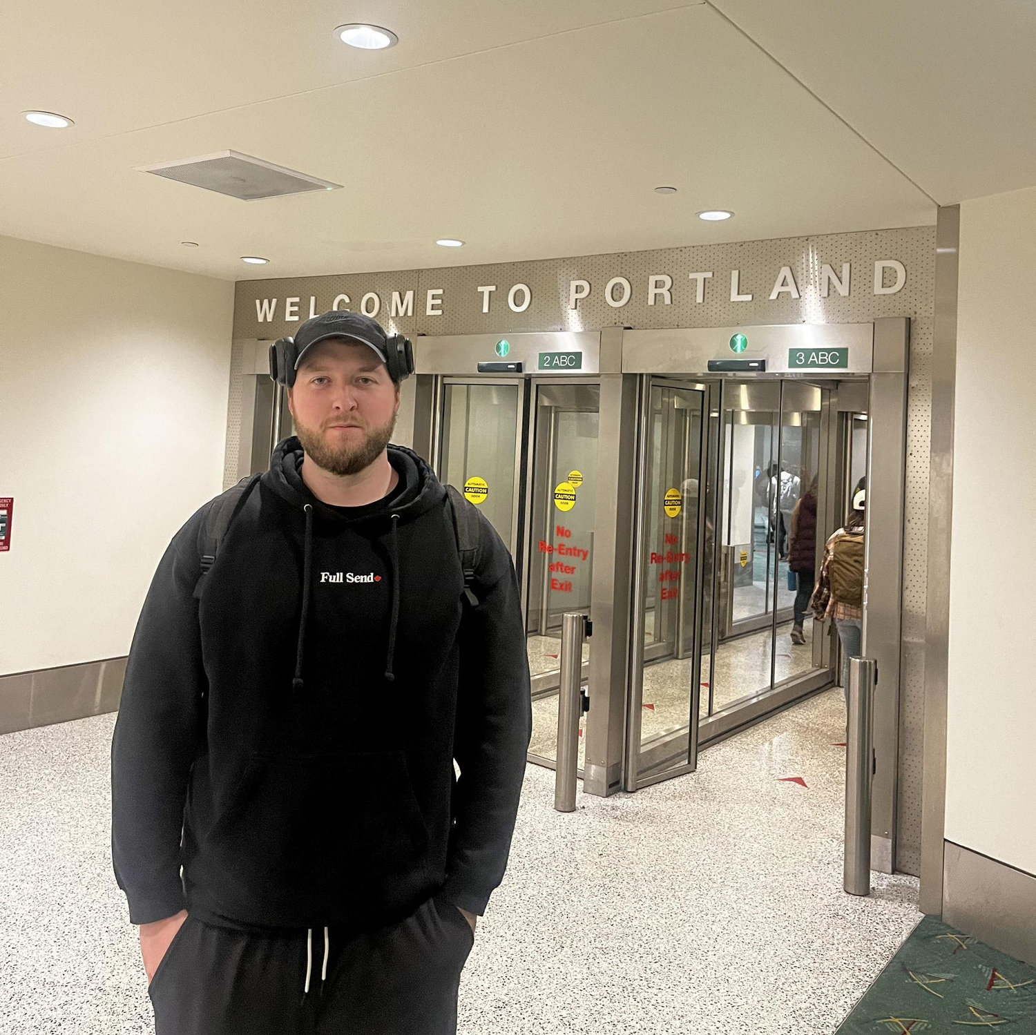 Dustin's first time in Portland!