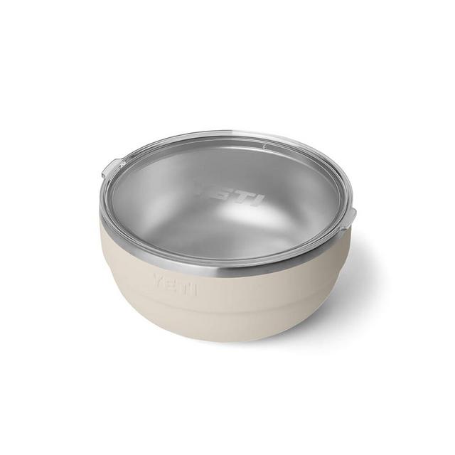 YETI Rambler Bowls, Vacuum Insulated, Stackable and Nestable Stainless Steel Bowl with Lid, 4.5 Quart, Cape Taupe