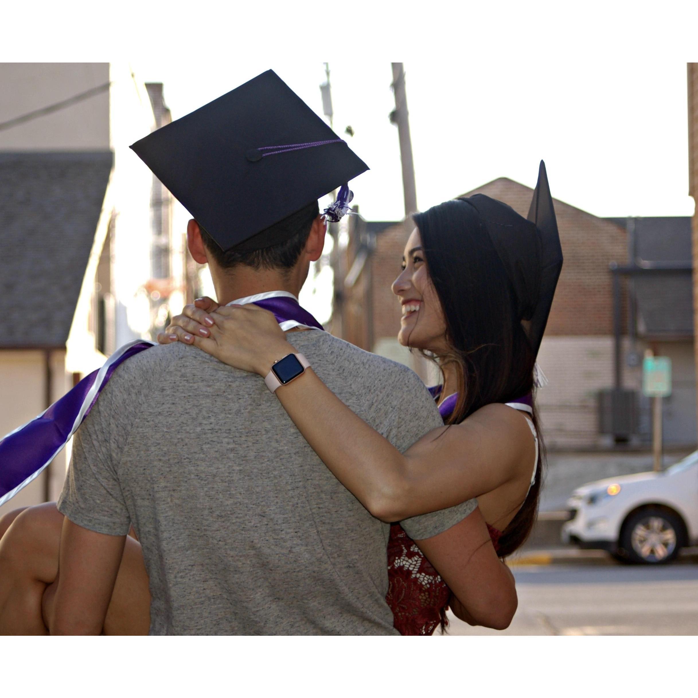 Walking off into the next step of their lives, 5.18.2018