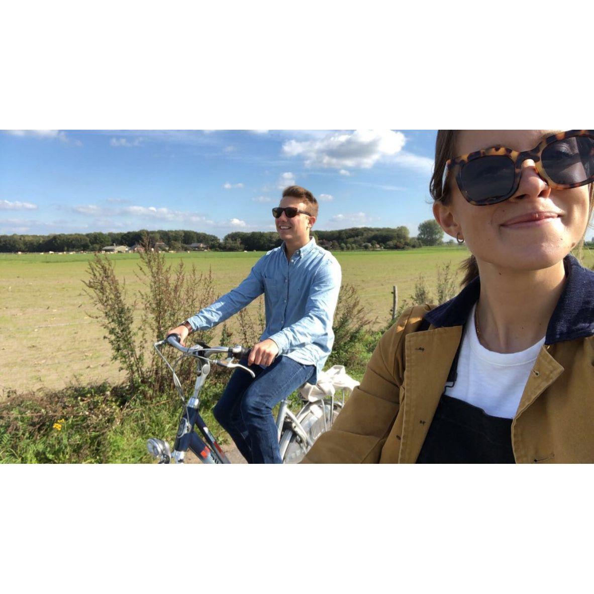 Traveling is one of our most favorite things to do together. This picture was taken during our first trips abroad to visit Fiona's grandmother in Holland in 2018.