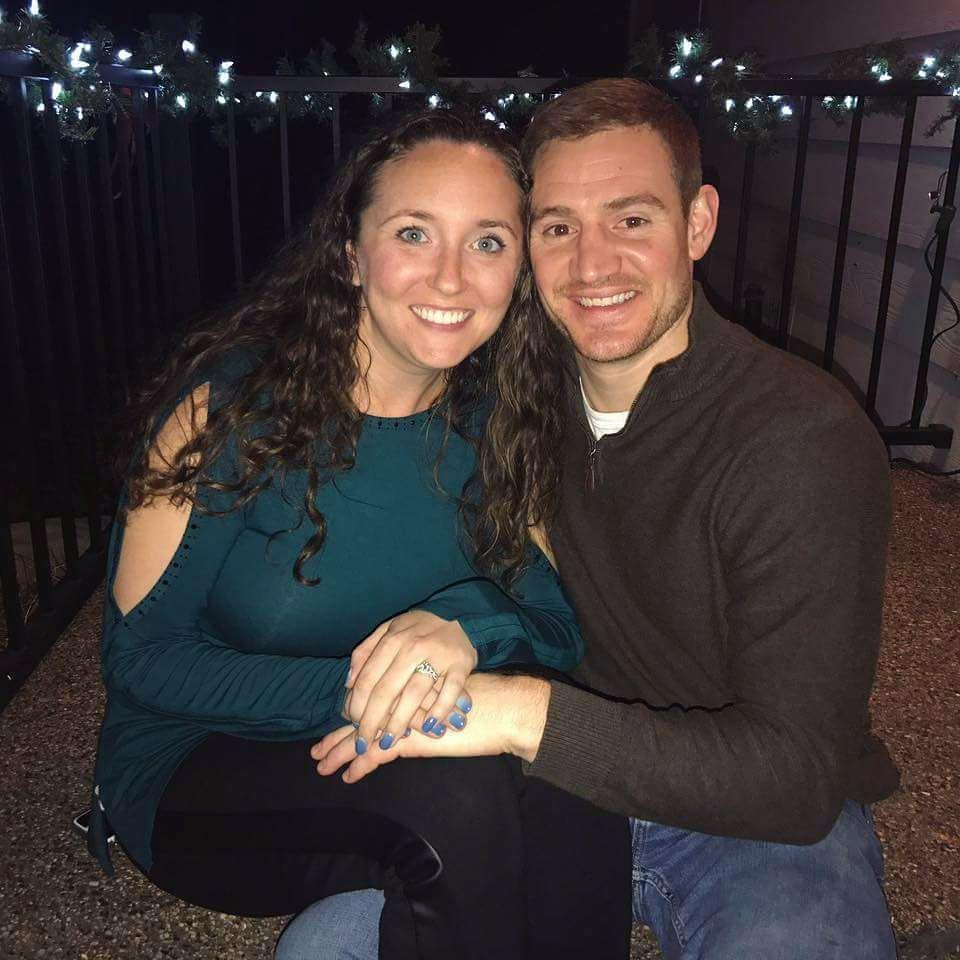 First official photo (not a selfie) taken after getting engaged!
