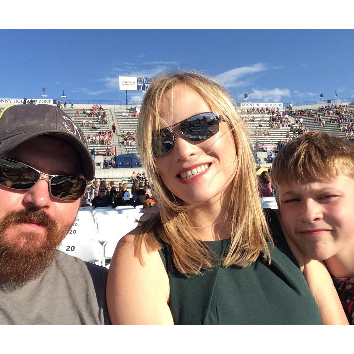 Treyton's first concert, Imagine Dragons 2018