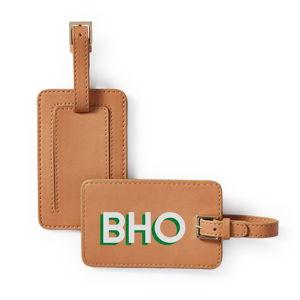 Fillmore Vegan Leather Luggage Tag