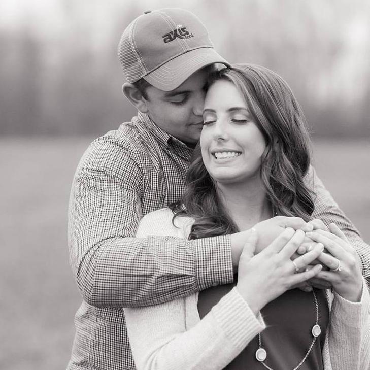Our engagement session on Granddaddy Cobb's farm.