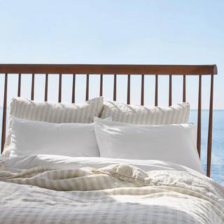 Striped Linen Quilt