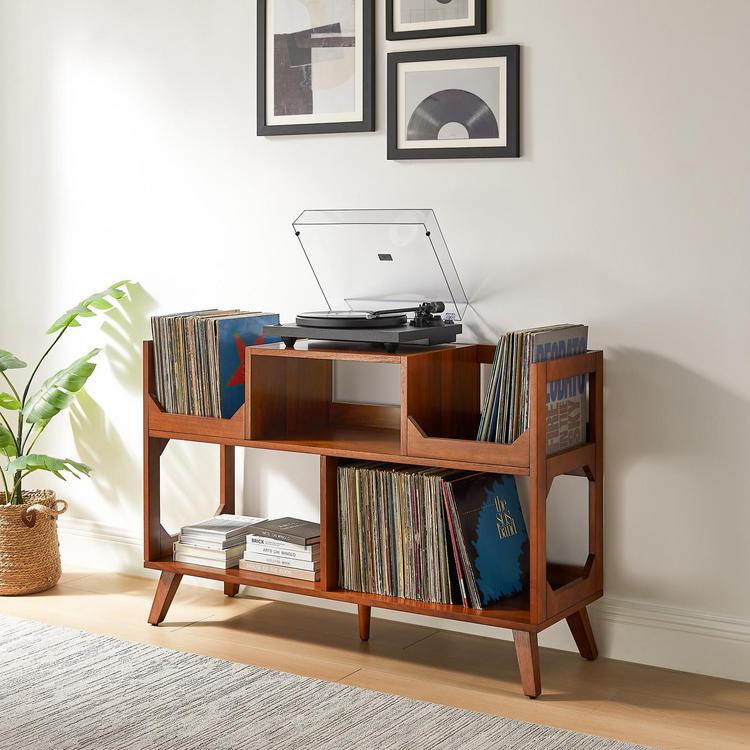Crosley Furniture, Asheville Large Record Storage Console | Zola
