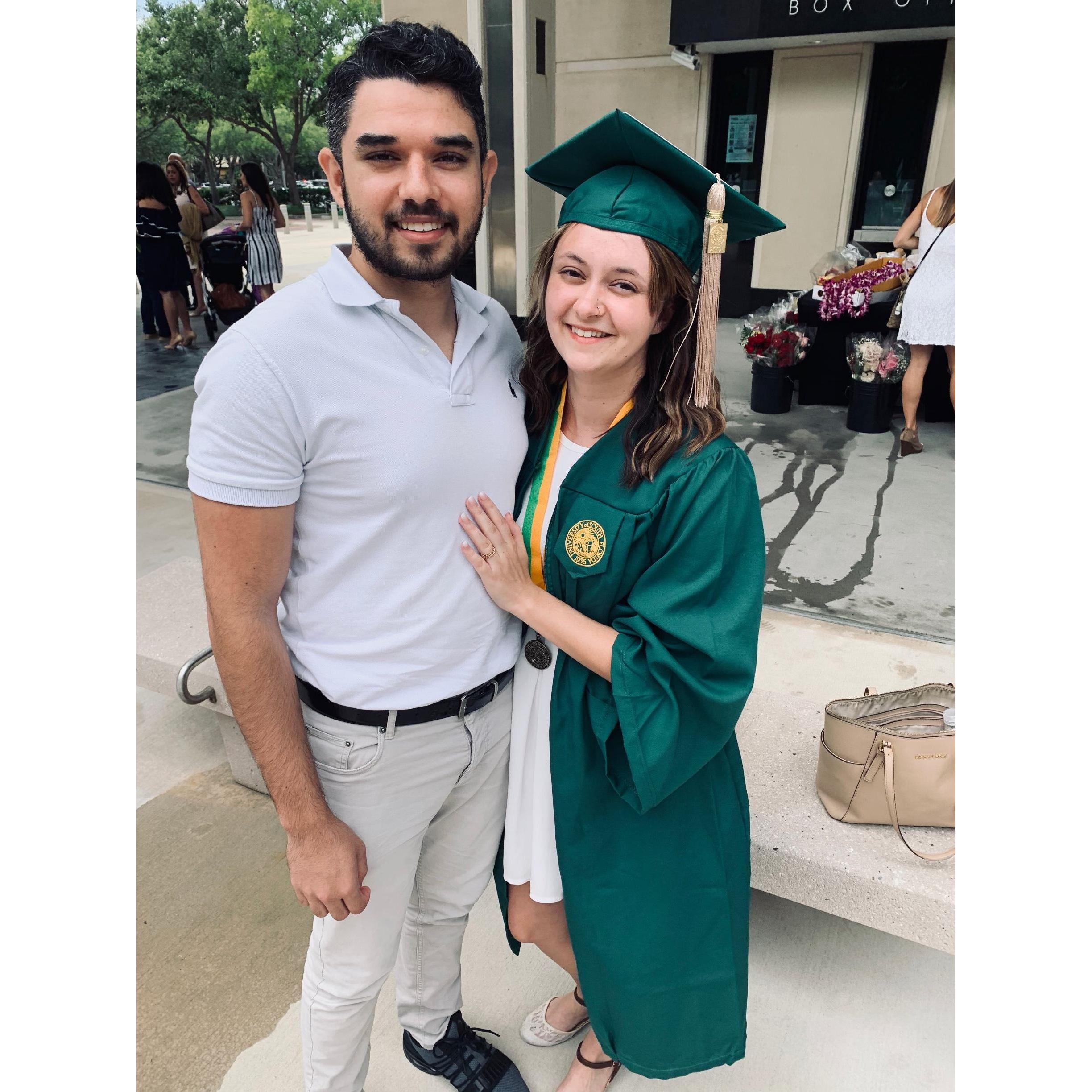 Cassie’s USF graduation