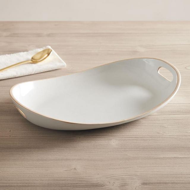 Mill Ceramic Serveware, Large Platter