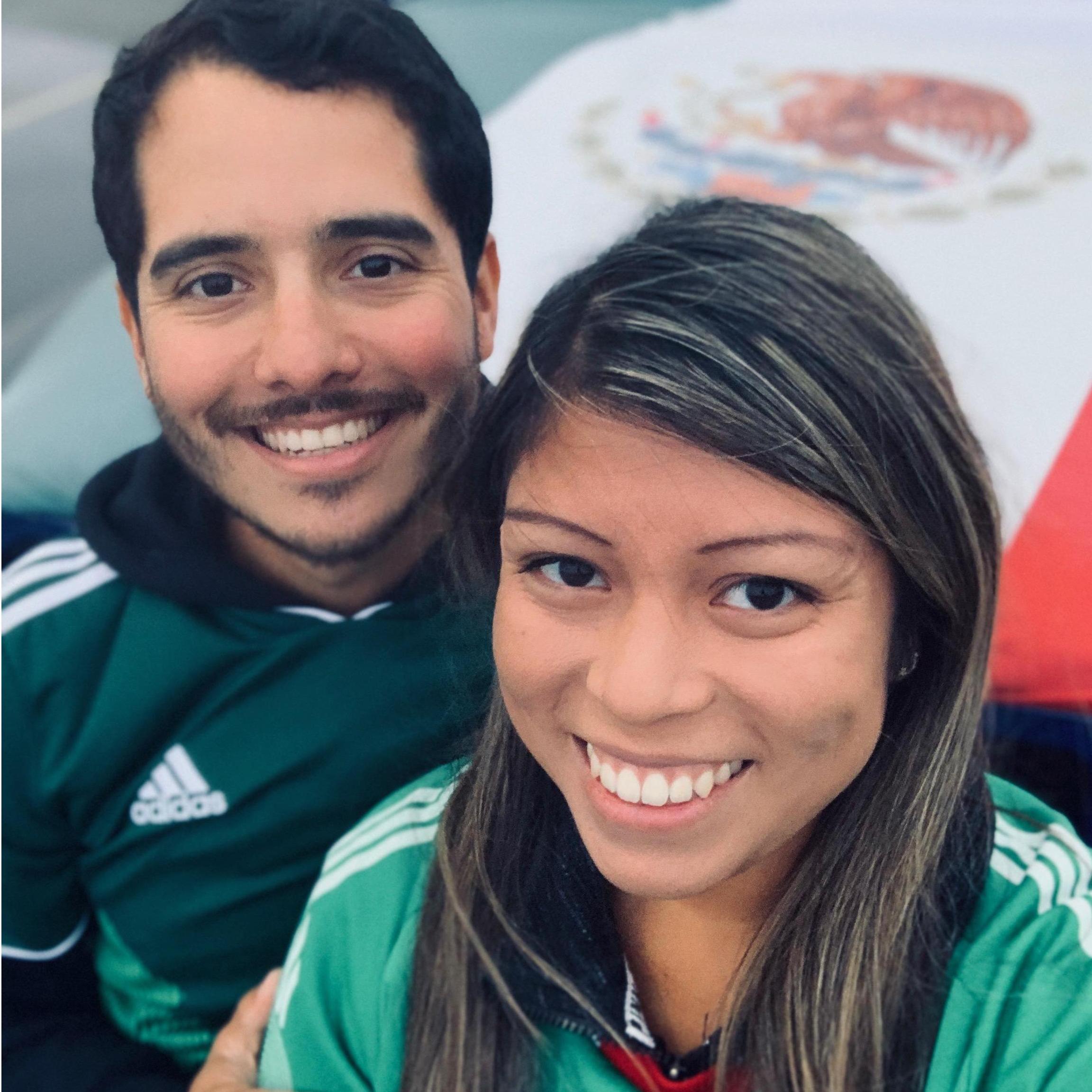 Our first Mexico Vs. United States game in 2019.