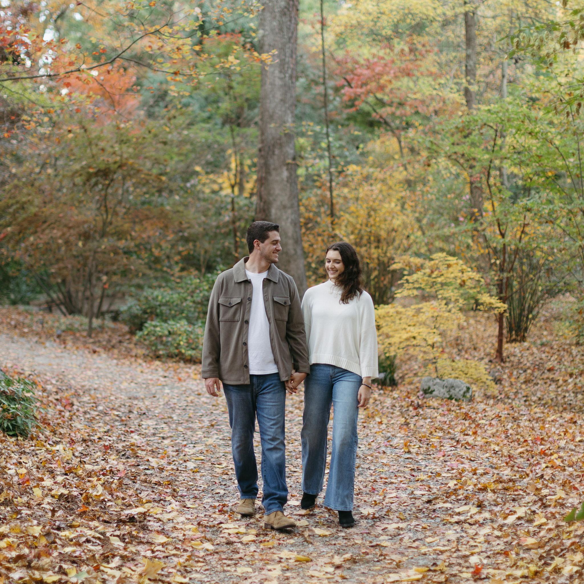 November 2025 - our engagement shoot at Duke Gardens!