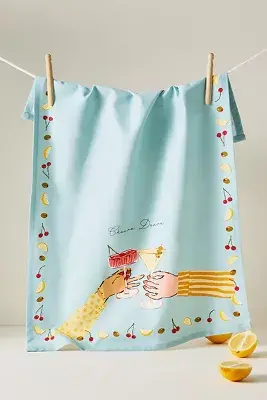 Cheers Dears Dish Towel