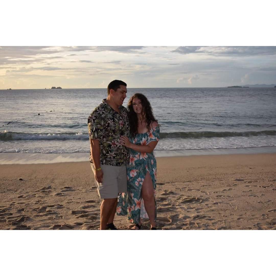Ginger thinking we're just taking sunset photos on the beach, not knowing, Zach is about to ask her to marry him in a few moments (thank you Katlyn for capturing this special moment)