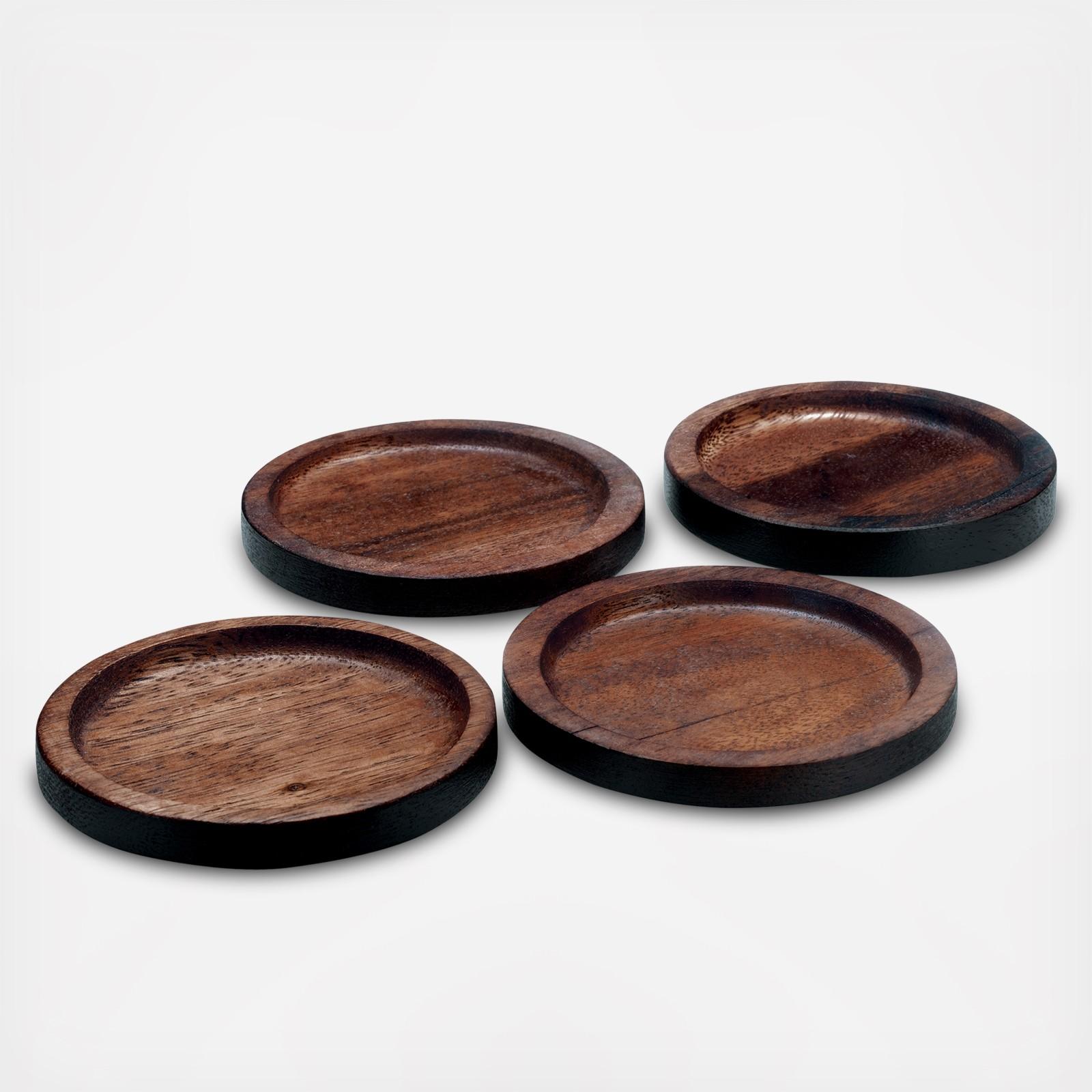 Noritake, Kona Wood Coaster, Set of 4 - Zola