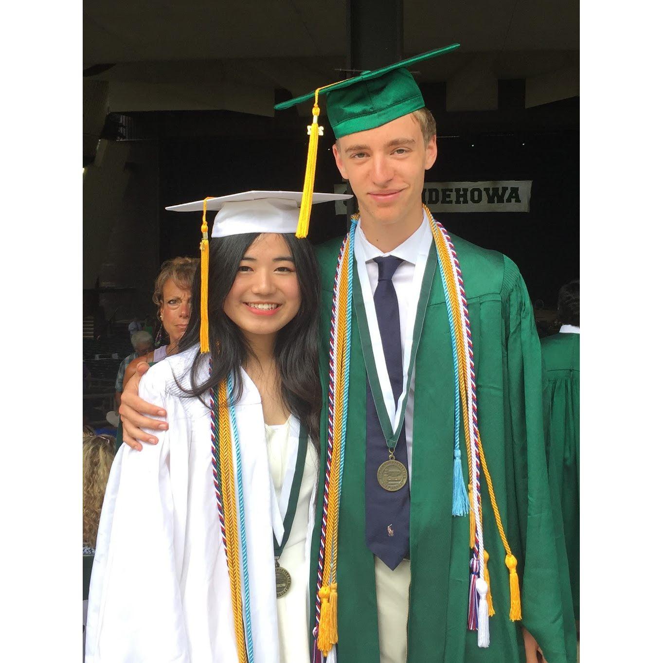 2017: High school graduation, SPAC in Saratoga Springs