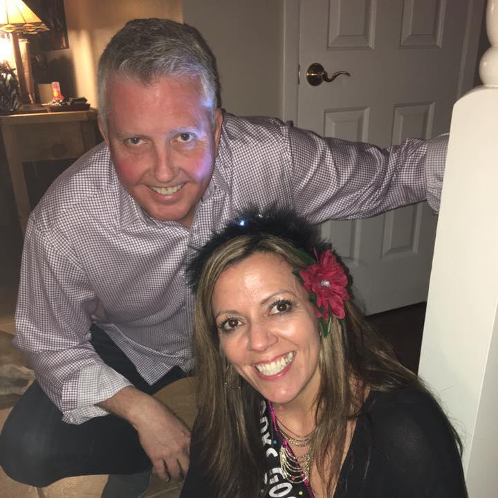 Slightly inebriated at Leslie's 50th