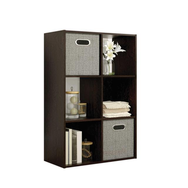 Simply Essential™ 6-Cube Organizer in Espresso