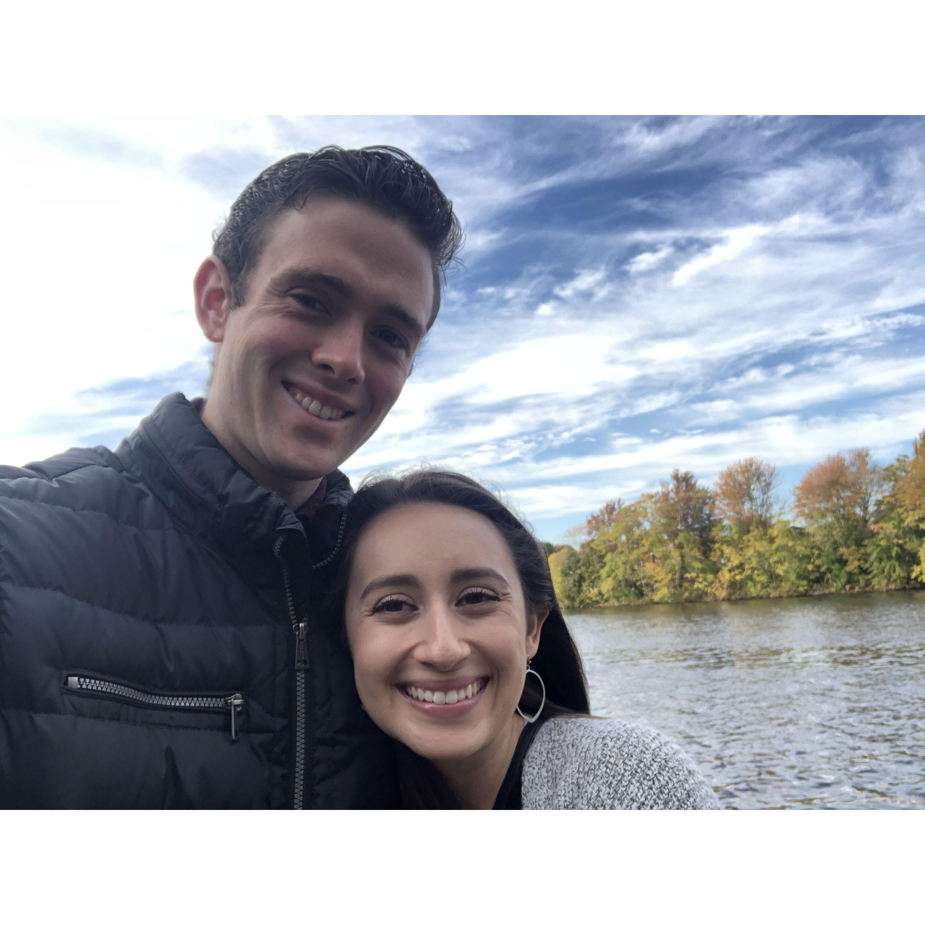 Same trip, but this photo was actually in Boston! Right along the Charles River.