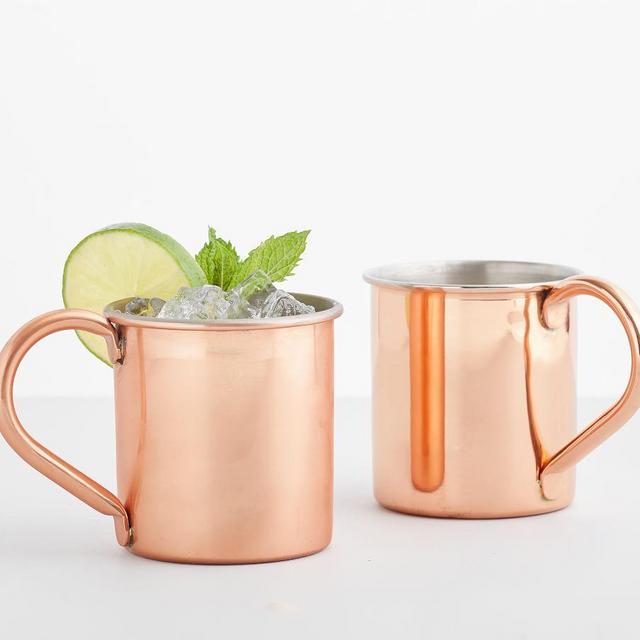Vintage Copper Moscow Mule Mugs, Set of 2