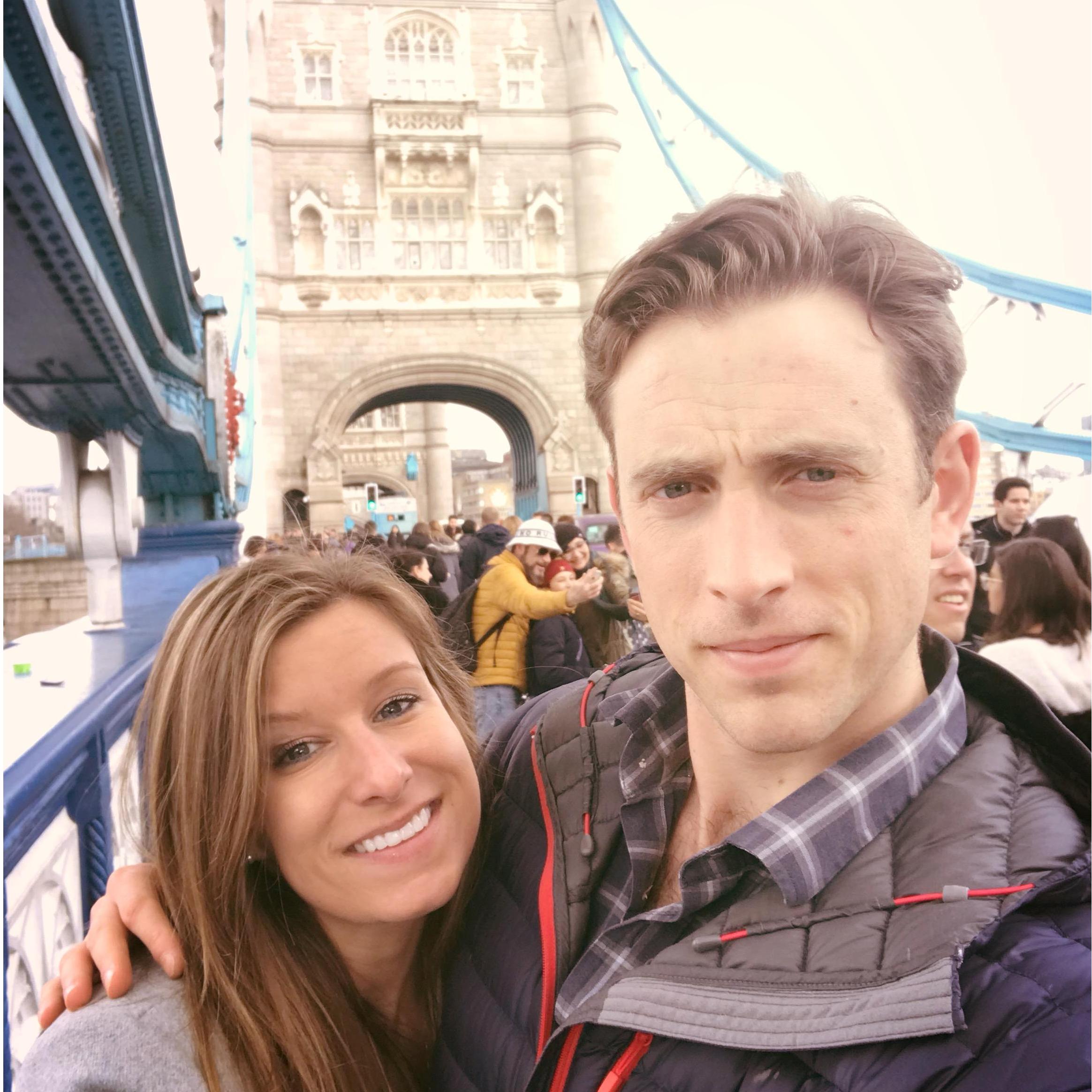 Tower Bridge, enjoying Easter in the London.