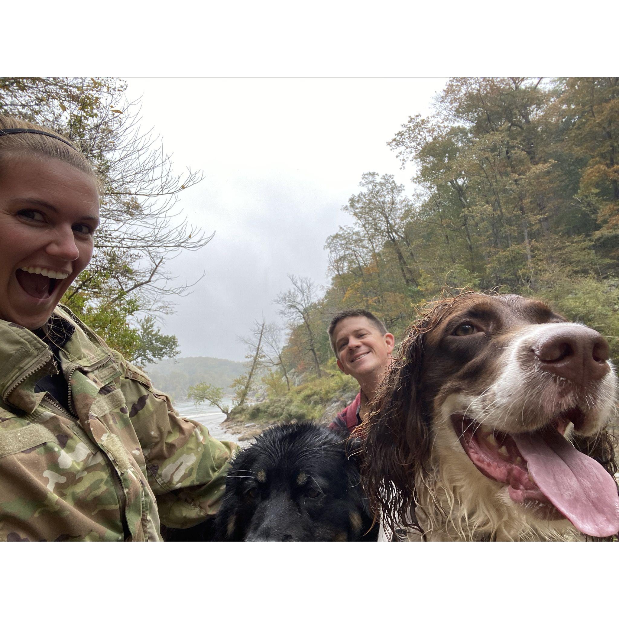 Hiking with the doggos