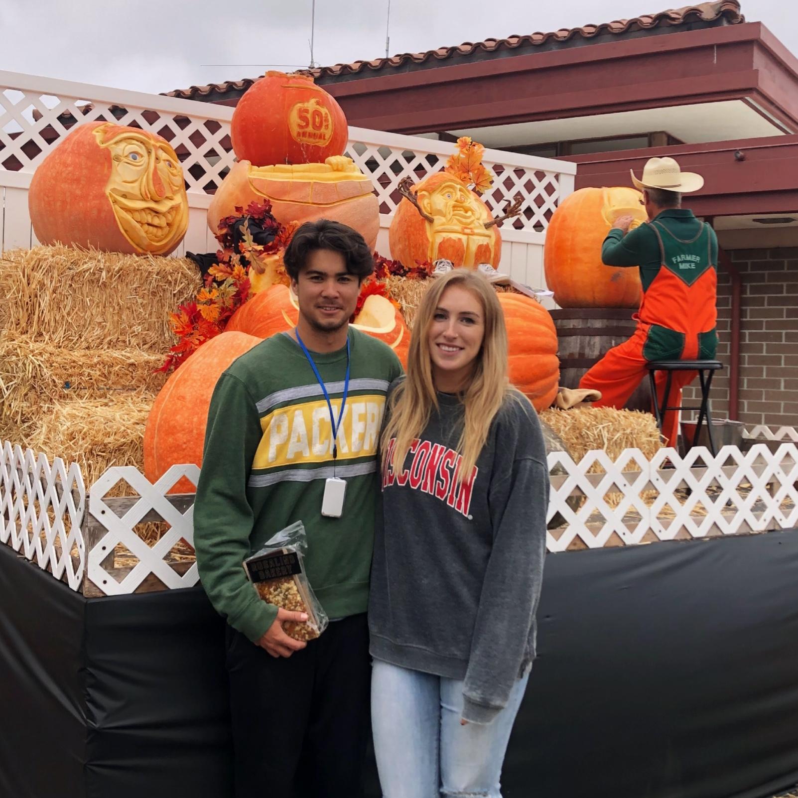 Calvin took me to my first pumpkin festival in his hometown of Half Moon Bay! This trip is also the first time I got to meet his lovely family and my future in-laws :)